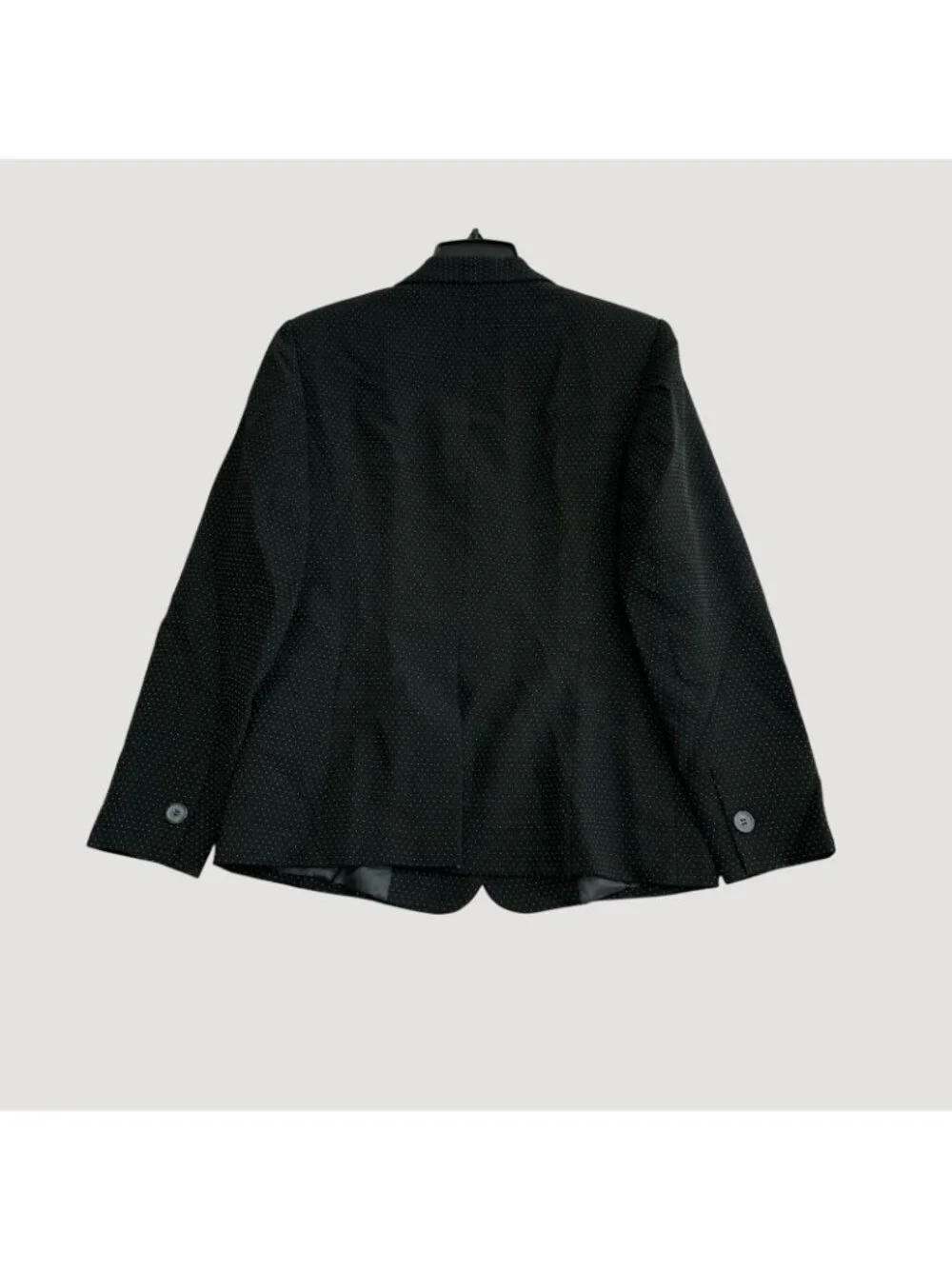 Talbots Women's 6 Black Polka Dot Blazer Make In Japan  P0195